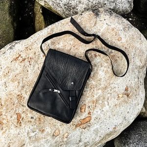 Leather crossbody bag
